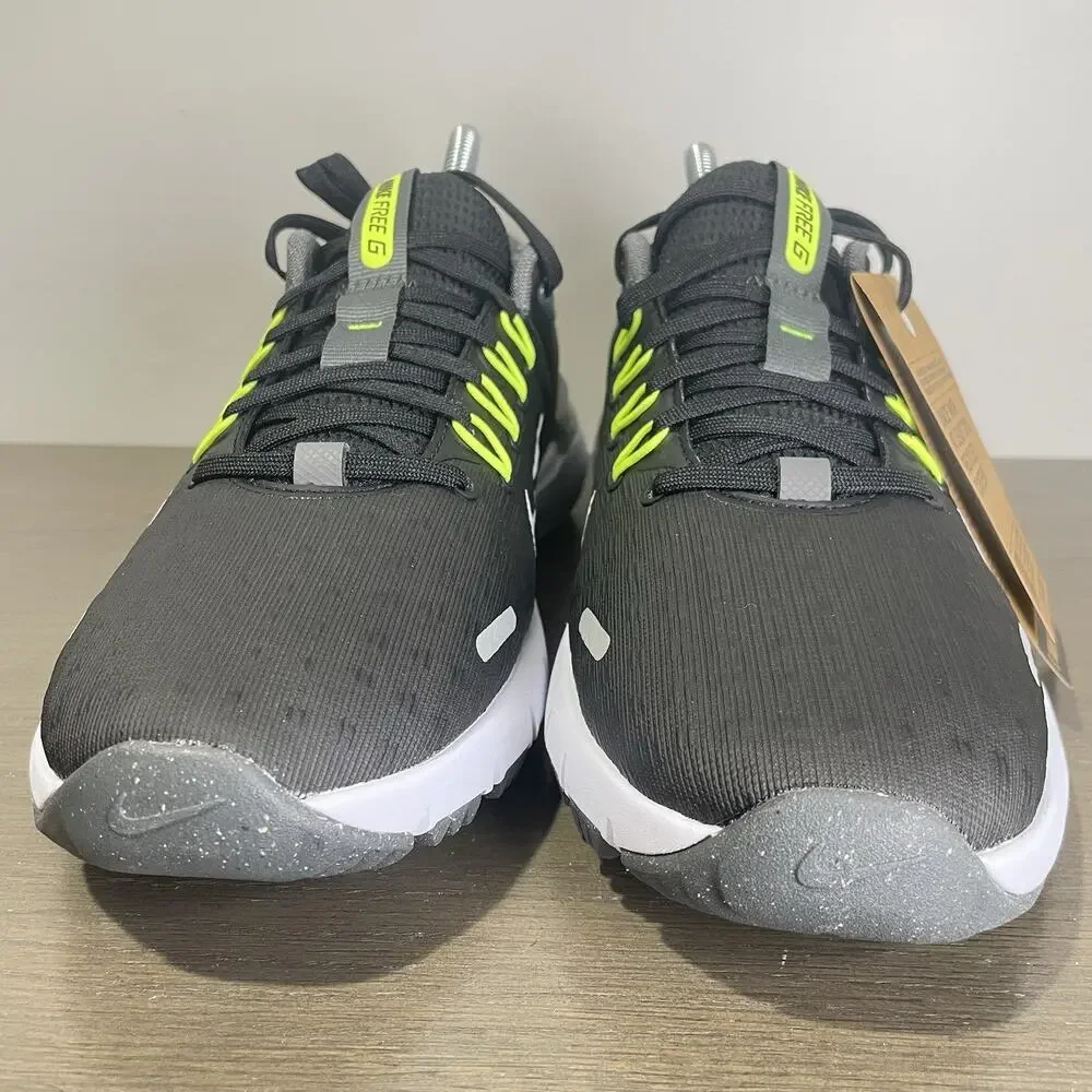 Nike Mens Size 8 WIDE Shoes NEW Free Golf NN Black White FQ7875-001 Spikeless